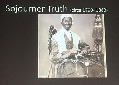Wiederbegegnung mit Eva Karczag + Erstbegegnung mit Sojourner Truth an der ROADMAP-TO-EQUALITIES-IN-THE-ARTS-Konferenz in Arnhem (NL)